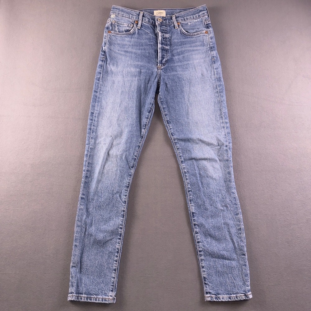 Citizens of Humanity Olivia Ankle High Rise Slim Jeans 26 Blue 1728-1281